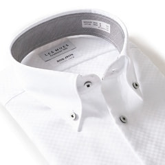 ノンアイロンコットン ボタンダウンシャツ LES MUES レギュラー