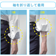 【空冷】スマートボタン仕様 キシリトール ノンアイロン ボタンダウンシャツ LES MUES レギュラーフィット