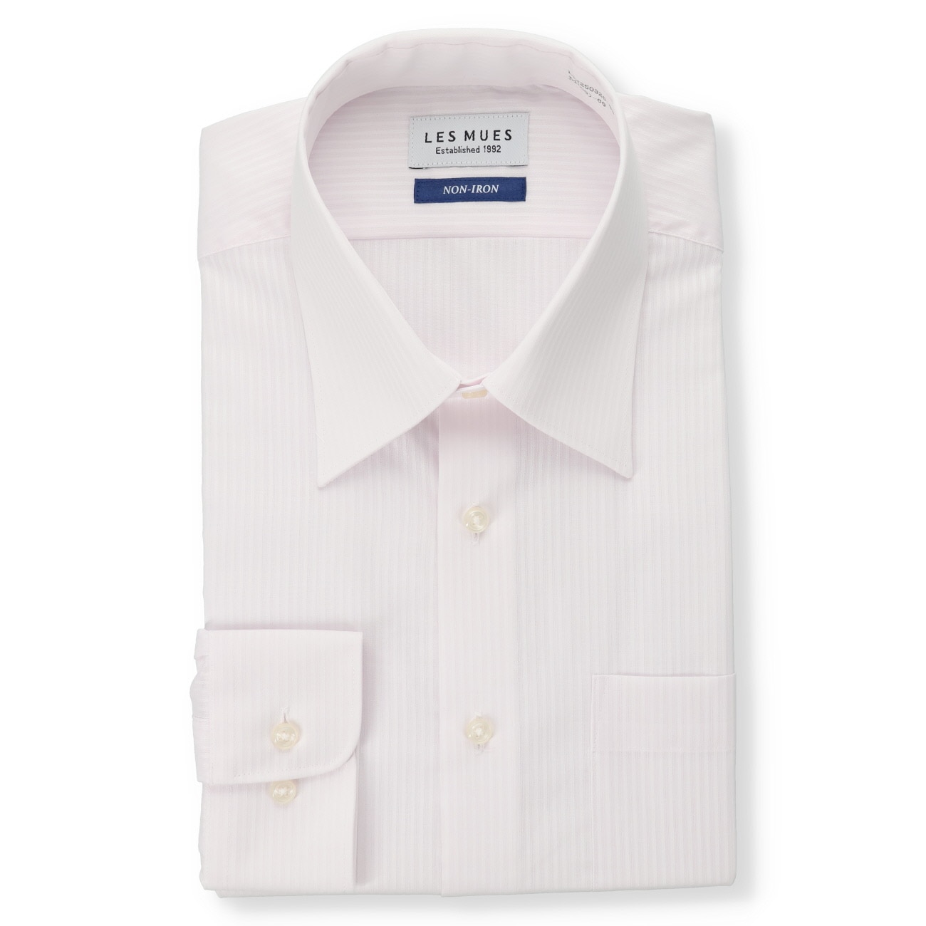 ノンアイロン レギュラーカラーシャツ LES MUES レギュラーフィット ノンアイロン レギュラーカラーシャツ LES MUES レギュラーフィット