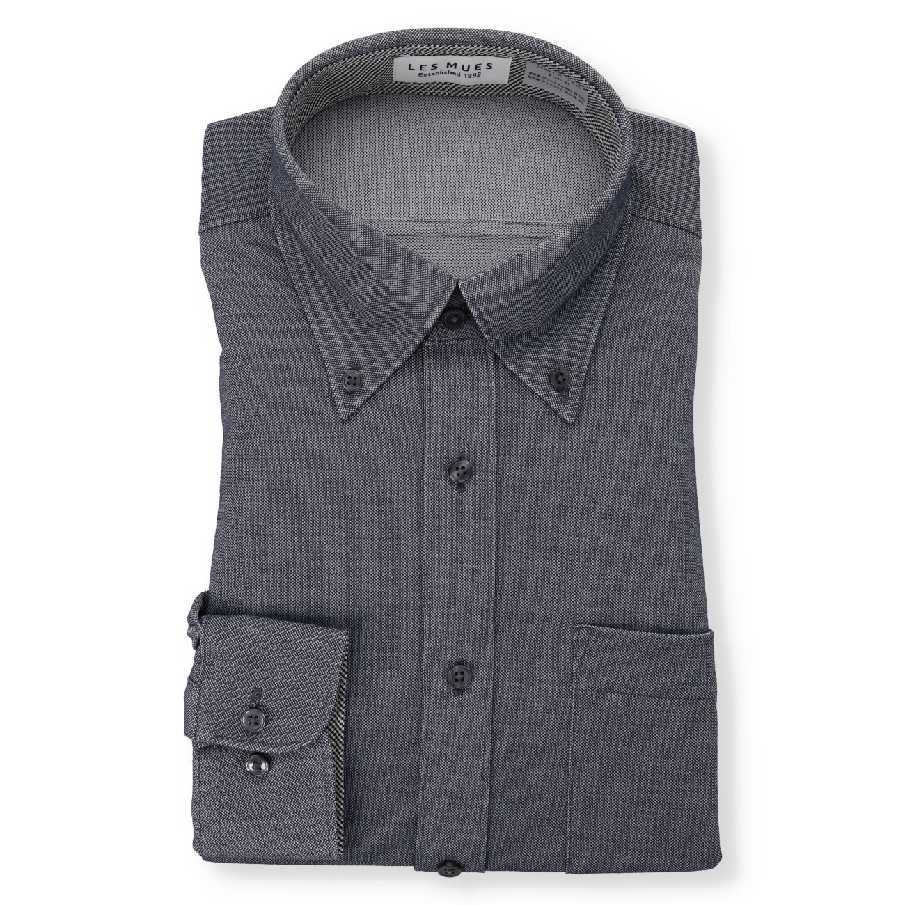 【空冷】エアクール スパーノアクティブ ノンアイロン スーパーストレッチ ボタンダウンシャツ LES MUES レギュラーフィット