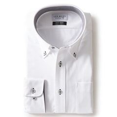 Non-iron Super stretchy Button-down shirt LES MUES Regular fit