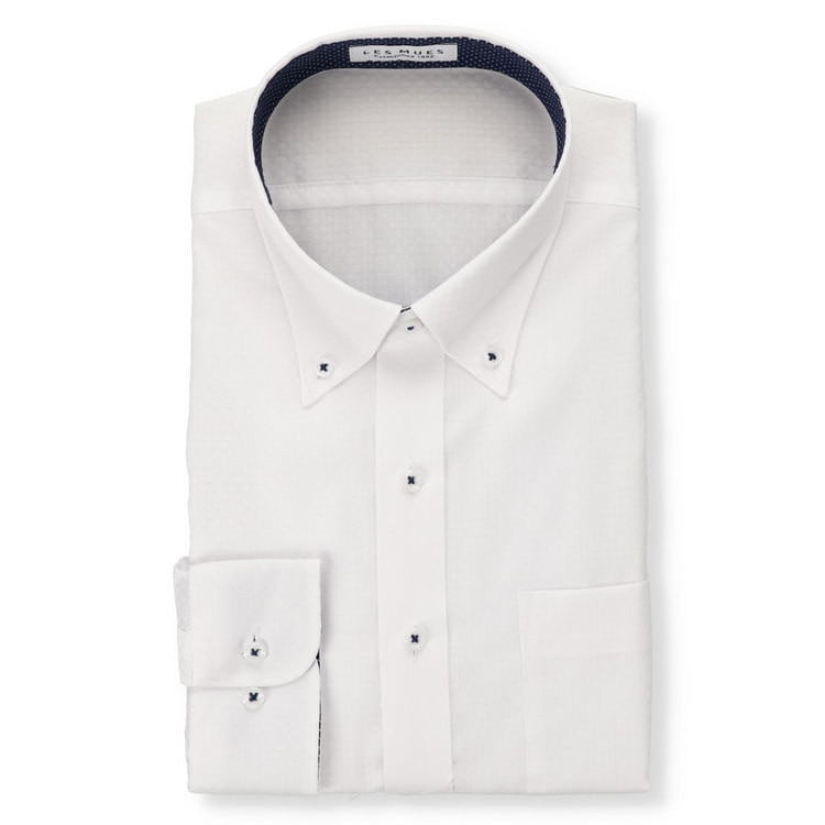 CORE REPLEN ボタンダウンシャツ L ノンアイロン スーパーストレッチ ボタンダウンシャツ LES MUES