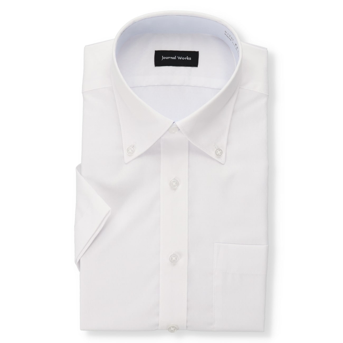 【半袖】形態安定 抗菌防臭 ボタンダウンシャツ JOURNAL WORKS レギュラーフィット 【半袖】形態安定 抗菌防臭 ボタンダウンシャツ JOURNAL WORKS レギュラーフィット