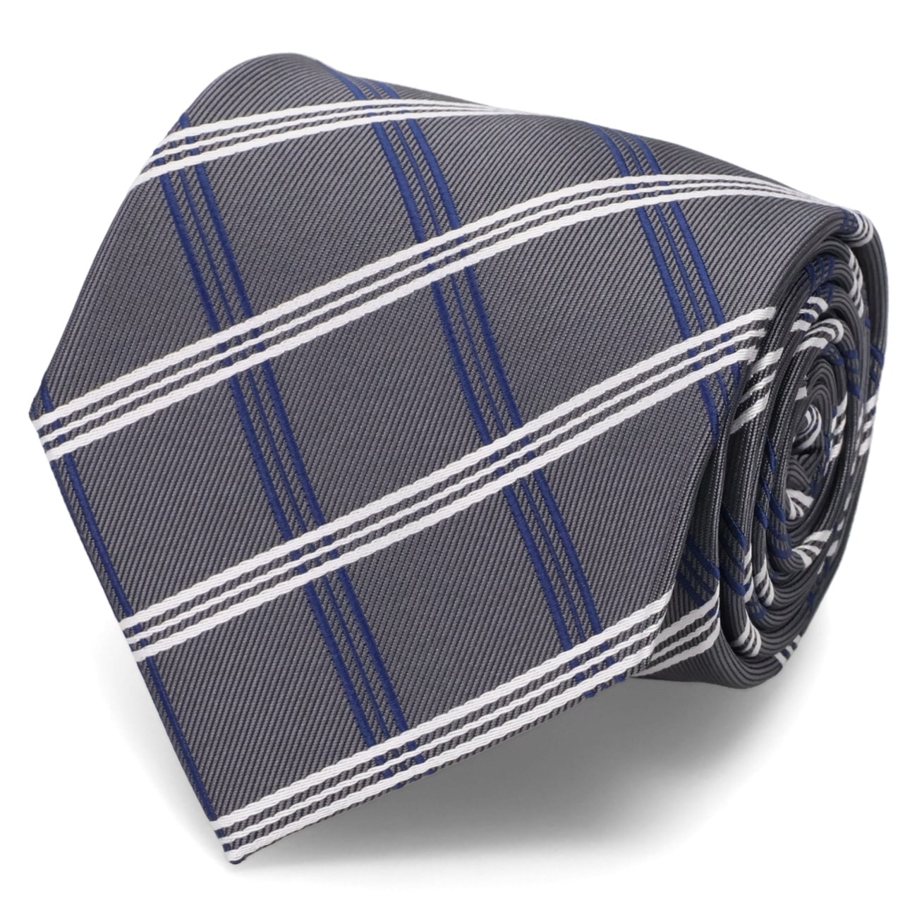 水色チェック柄ネクタイ ※商品説明最後までお読みください※ 大剣幅8cm 洗える チェック柄ネクタイ JOURNAL WORKS【AOKI公式通販】