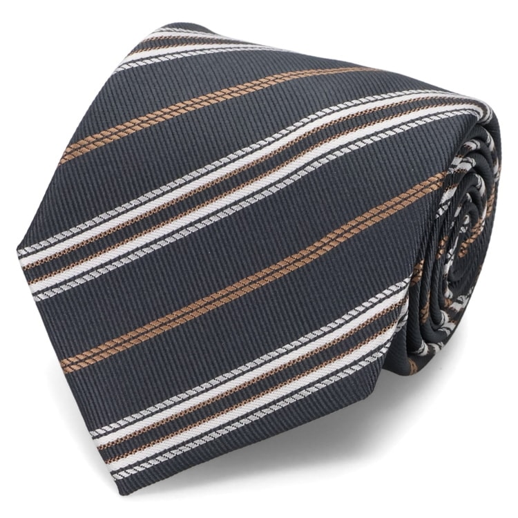 大剣幅8cm 洗える ストライプ柄ネクタイ JOURNAL WORKS【AOKI公式通販】