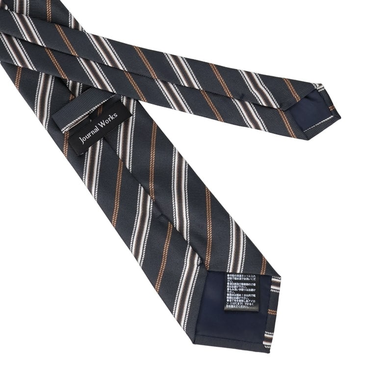 大剣幅8cm 洗える ストライプ柄ネクタイ JOURNAL WORKS【AOKI公式通販】