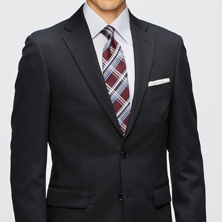 大剣幅8cm 日本製チェック柄ネクタイ LES MUES【AOKI公式通販】