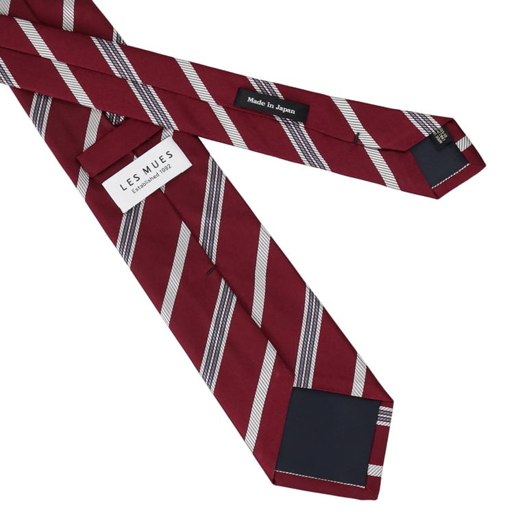 SizeMAX】ロングサイズ 大剣幅8cm 日本製 ストライプ柄ネクタイ LE
