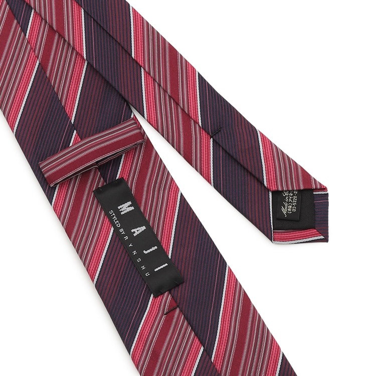 大剣幅7cm ストライプ柄スリムネクタイ MAJI【AOKI公式通販】