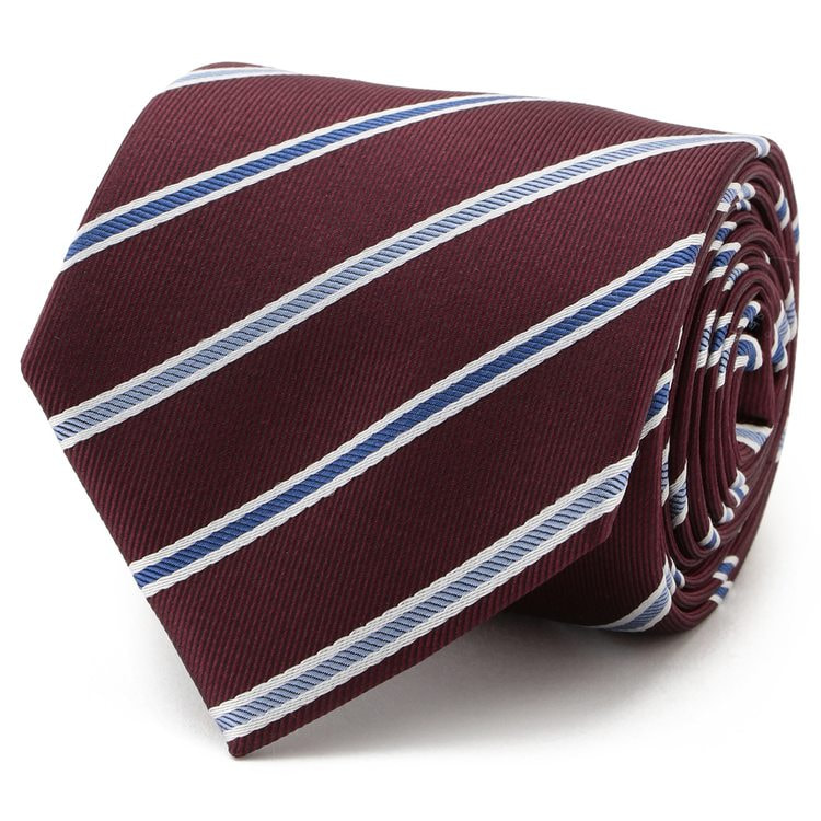 アウトレット 就活おすすめ ストライプ柄スリムネクタイ スーツのaoki公式通販