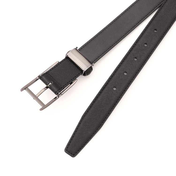 WEB限定商品】【箱付き】ナカイチベルト 黒・茶 2本セット【AOKI