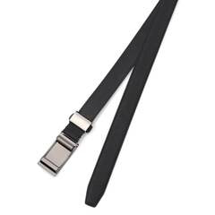 型押しフィットバックルベルト 黒 LES MUES【AOKI公式通販】