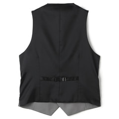 大きいサイズ LES MUES スリーピース リバーシブルベスト ブラック SizeMAX】紺×ミディアムグレー リバーシブルベスト LES MUES ス