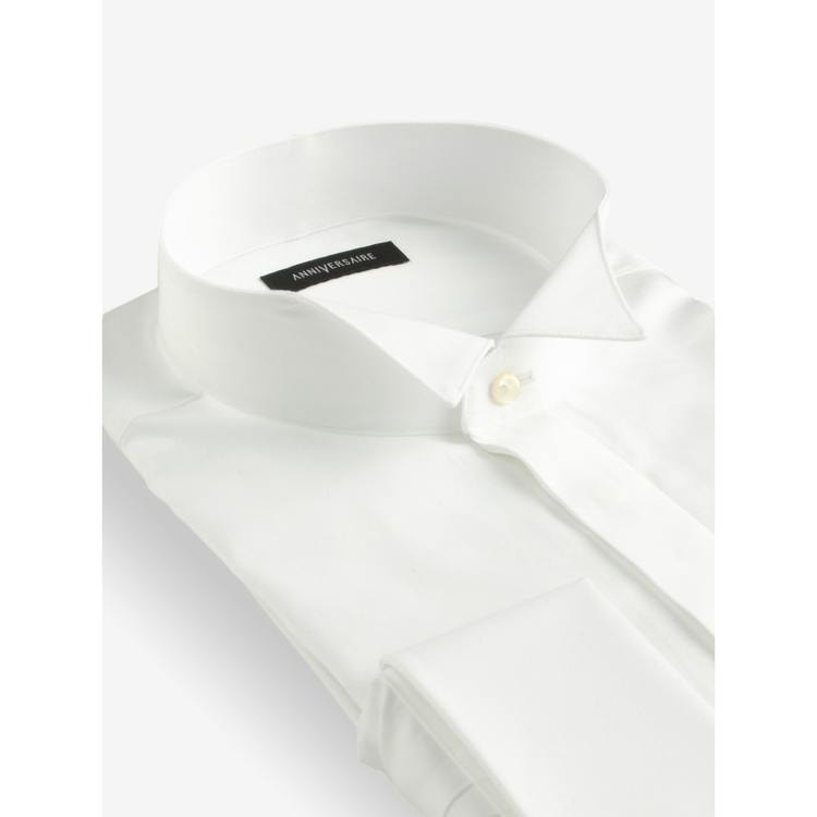 ウイングカラー綿100 ダブルカフスフォーマルシャツ An スーツのaoki公式通販