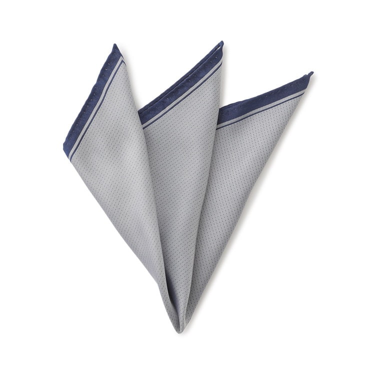 シルク100% ポケットチーフ ドット柄【AOKI公式通販】