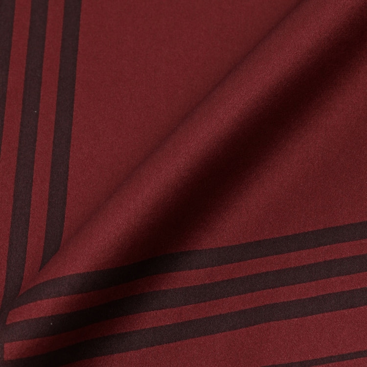 ポケットチーフ チェック柄 ワイン【AOKI公式通販】