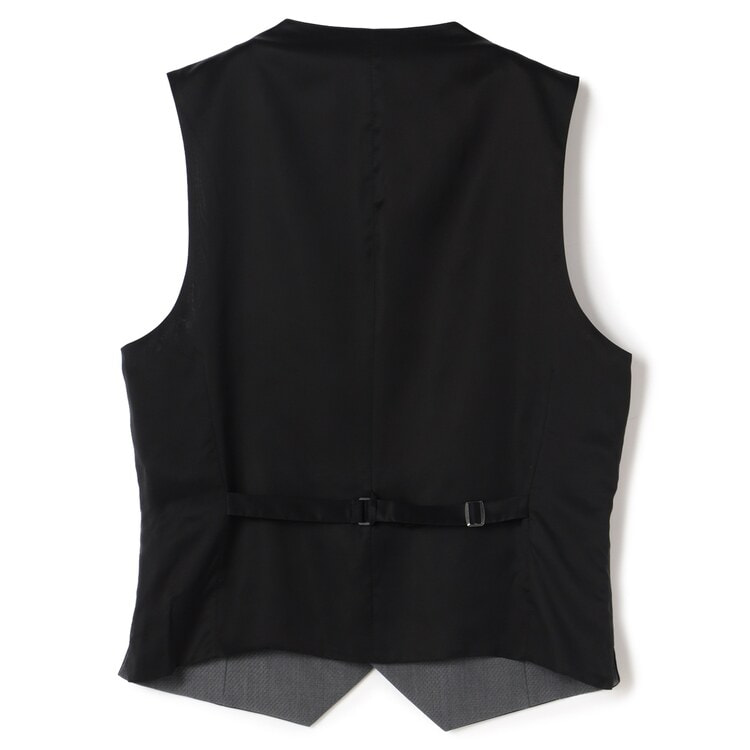 リバーシブルベスト 黒×グレー 抗菌防臭 MAJI スリム 別売スーツ リバーシブルベスト 黒×グレー 抗菌防臭 MAJI スリム 別売スーツ