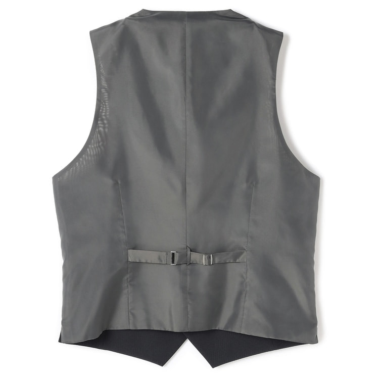 アウトレット】リバーシブルベスト 黒×紺 JOURNAL WORKS スリム