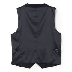 美品　24/7 3ピーススーツ　チェック　グレー　リバーシブルベスト　AB4 リバーシブルベスト 紺チェック×チャコールグレーチェック MAJI スリム