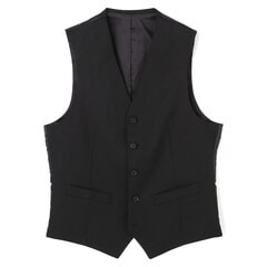 QOS】黒無地ジャケット ベーシック LES MUES セットアップ着用可
