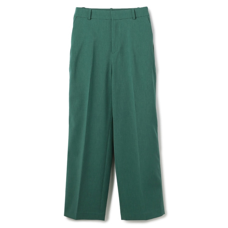 No hemming required, ready to wear! Stretch waist side elastic Raku Q pants tapered No pleats