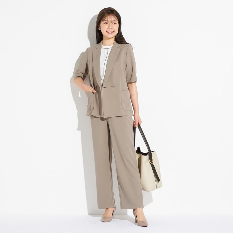 F.C.R.B 22ss ベージュ ジャケット パンツ セットアップ アウトレット】UVカット ストレッチタックパンツ ベージュ