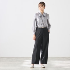 O*7様 haek ストライプネイビーパンツ stripe wide pants/ストライプワイドパンツ（その他パンツ