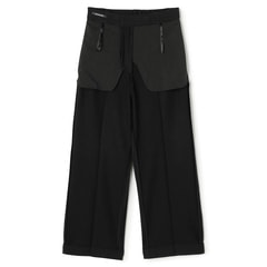 裏起毛ワイドパンツ 紺ストライプ【AOKI公式通販】 裏起毛ワイドパンツ 紺ストライプ【AOKI公式通販】