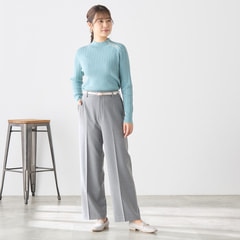 1回着用のみ‼︎ほぼ新品♡GRIS グリ リブパンツ XL ライトグレー