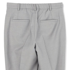 アウトレット】【夏向け】麻調クロップドパンツ ライトグレー