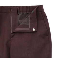 2wayストレッチ クロップドパンツ 茶 セットアップ着用可【AOKI