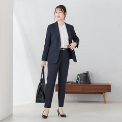 ICB  ウールストレッチツイル　パンツスーツ　セットアップ ICB 未使用 Complete アイシービー ストレッチ シングル