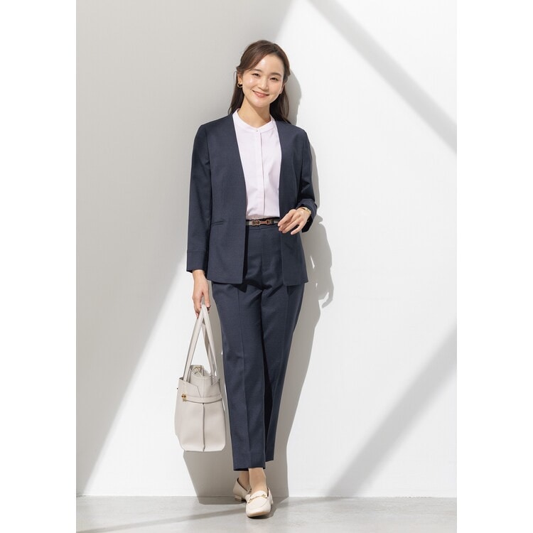 リネンライク クロップドパンツ セットアップ着用可【AOKI公式通販】 リネンライク クロップドパンツ セットアップ着用可【AOKI公式通販】