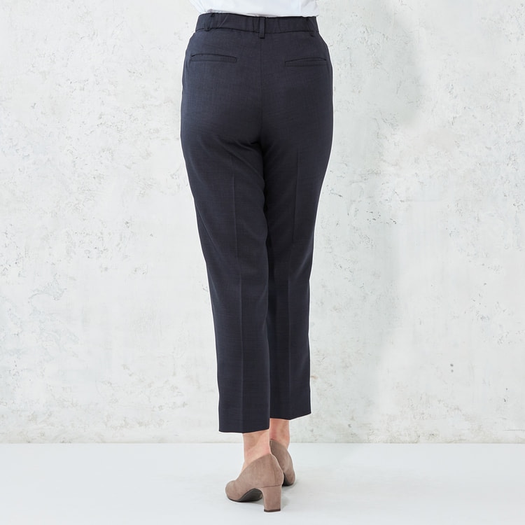 リネンライク クロップドパンツ セットアップ着用可【AOKI公式通販】