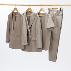 ≪Oggi.jp5月掲載≫ リネンライク クロップドパンツ セットアップ着用可