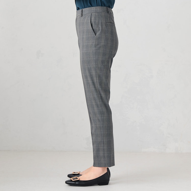 ≪Oggi.jp8月掲載≫ ライトストレッチ クロップドパンツ グレー