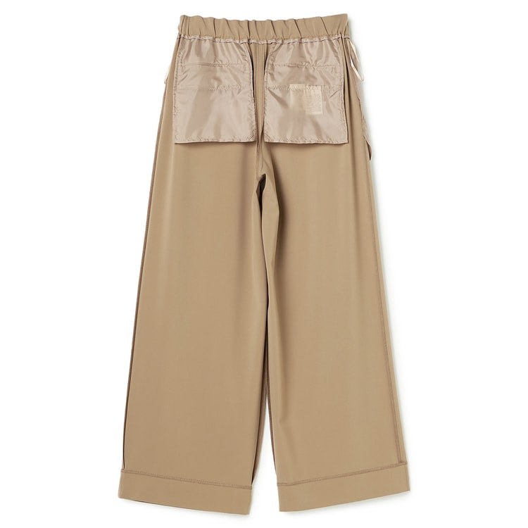 ≪Oggi.jp4月号掲載≫ ドレープストレッチ ワイドパンツ キャメル