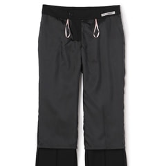 ビジネスから就活まで】洗える ストレッチ 黒無地ストレート