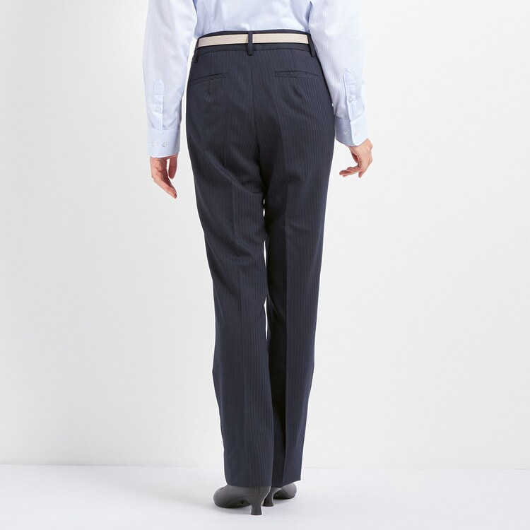 【新品・タグ付】21SS UNUSED ストライプパンツ ブルー 00 BODY WILD グンゼ ボディワイルド デニム ストレッチパンツ