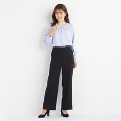 激安ブランド Oggiコラボ セットアップ着用可 ワイドパンツ黒 ダブルクロス パンツ