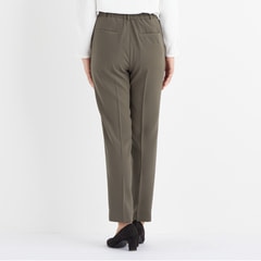 アウトレット】Oggiコラボ ダブルクロス クロップドパンツ モカ