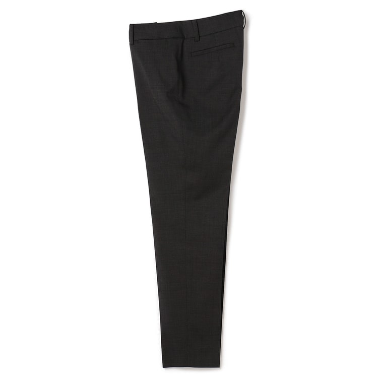 洗えるキレイスーツ グレーピンドット クロップドパンツ