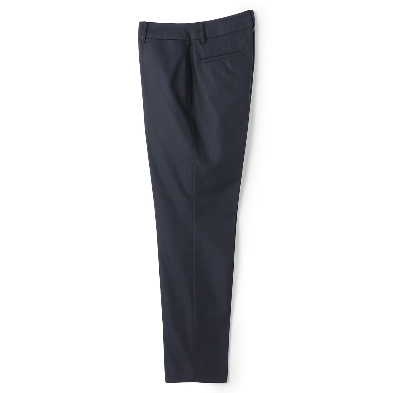 紺無地調クロップドパンツ セットアップ着用可