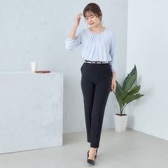 ハリス　黒　プルオーバー&ワイドパンツ　オケージョン Wide Trouser Black