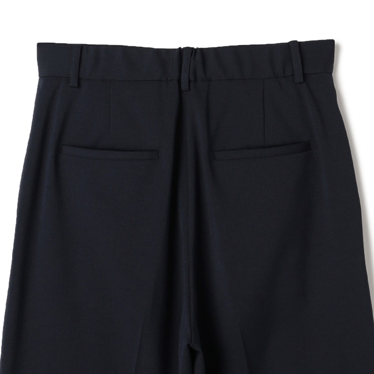 Oggiコラボ 2Wayストレッチツイル ワイドパンツ 紺 セットアップ着用可