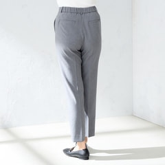 360°キレイ 2Wayストレッチ クロップドパンツ グレー