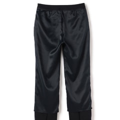 ③新品アオキ　ジュンコシマダ 上質素材REDA パンツスーツ タスマニアウールブレンドスーツ 黒 スリム JUNKO SHIMADA JS h