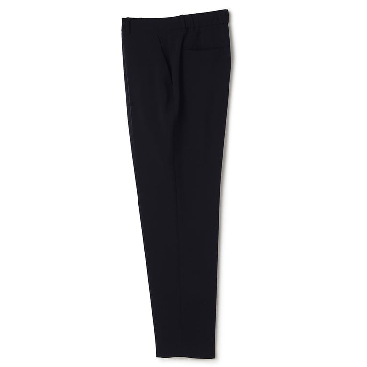 パウダリーストレッチ紺 クロップドパンツ セットアップ着用可