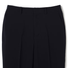 パウダリーストレッチ紺 クロップドパンツ セットアップ着用可