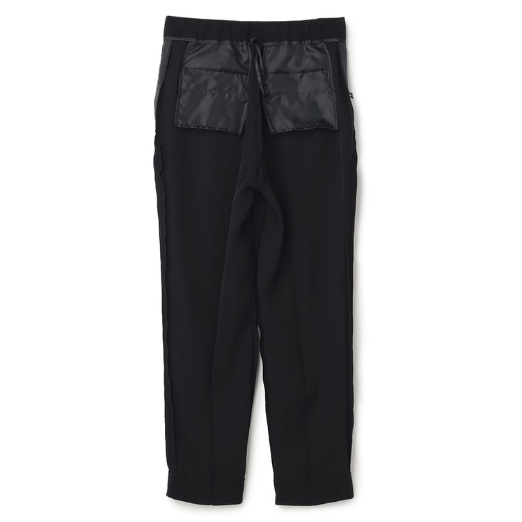 ≪Oggi4月号掲載≫ パウダリーストレッチ黒 クロップドパンツ